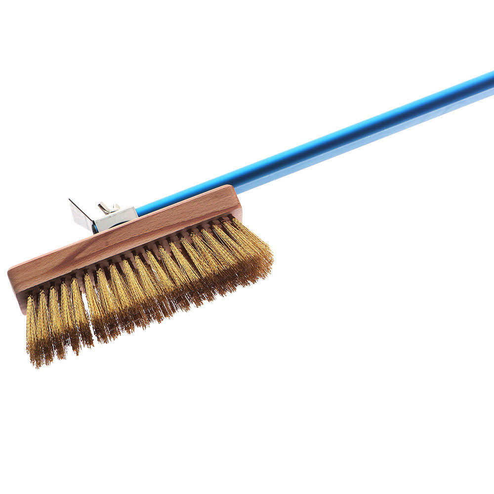 Messingbørste, justerbart hoved i anodiseret aluminium til ovn