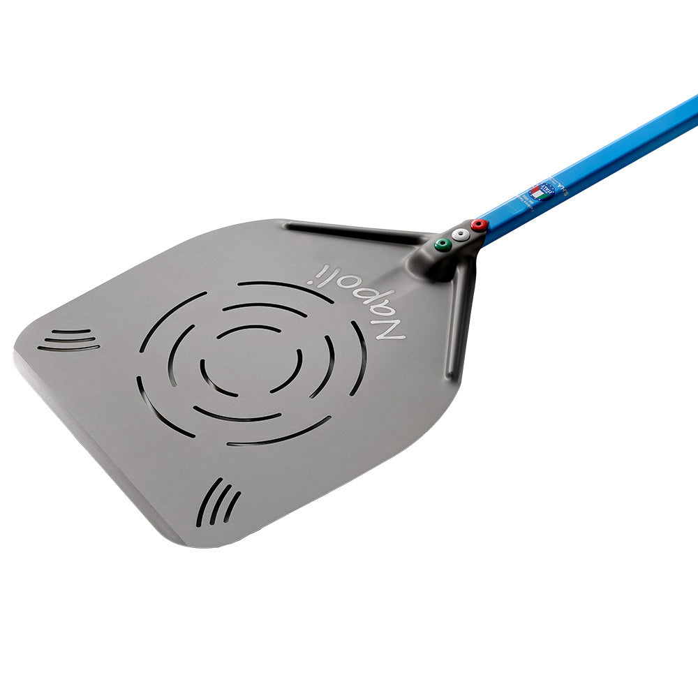Perforeret napolitansk pizzaspade i aluminium 320 mm