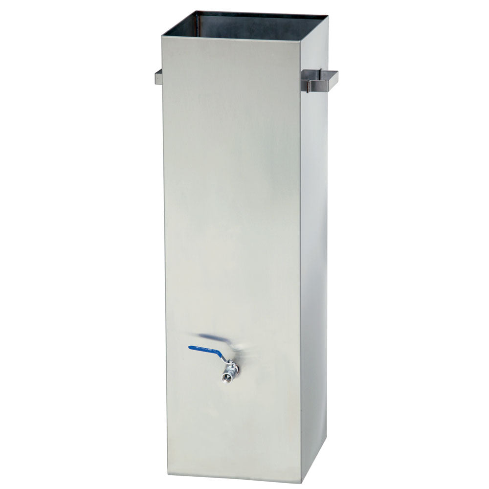 Tank, rengøringsspyd og sikring mellem gasbrænderne