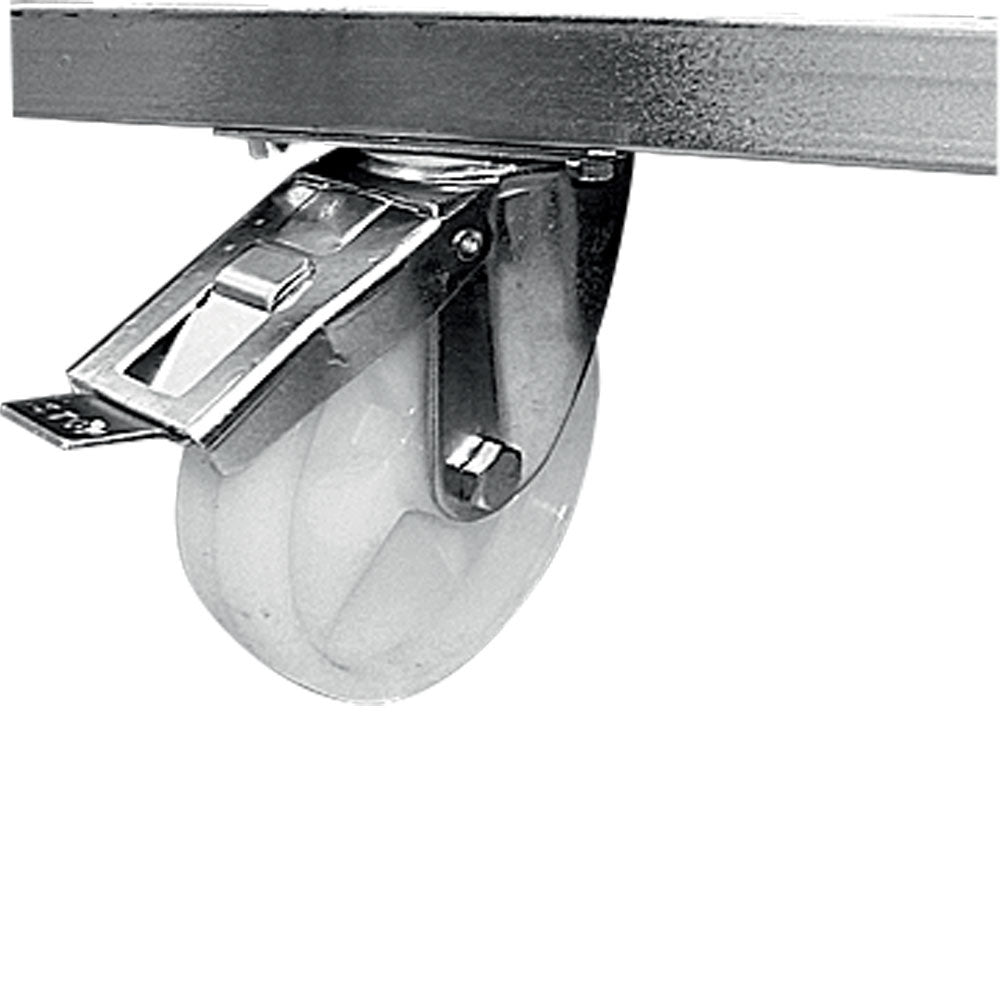 Ekstraudstyr: Stel på 4 hjul, 2 med bremser