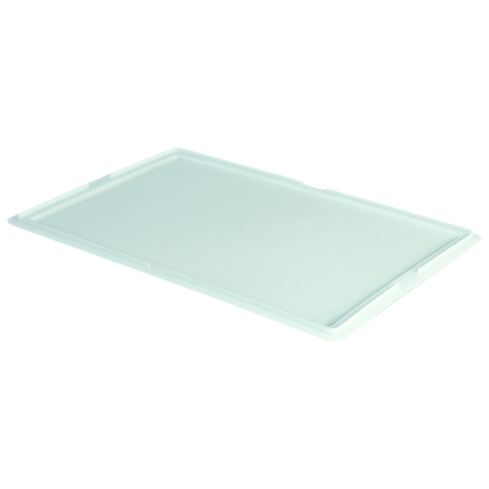 Låg af polyethylenbeholder