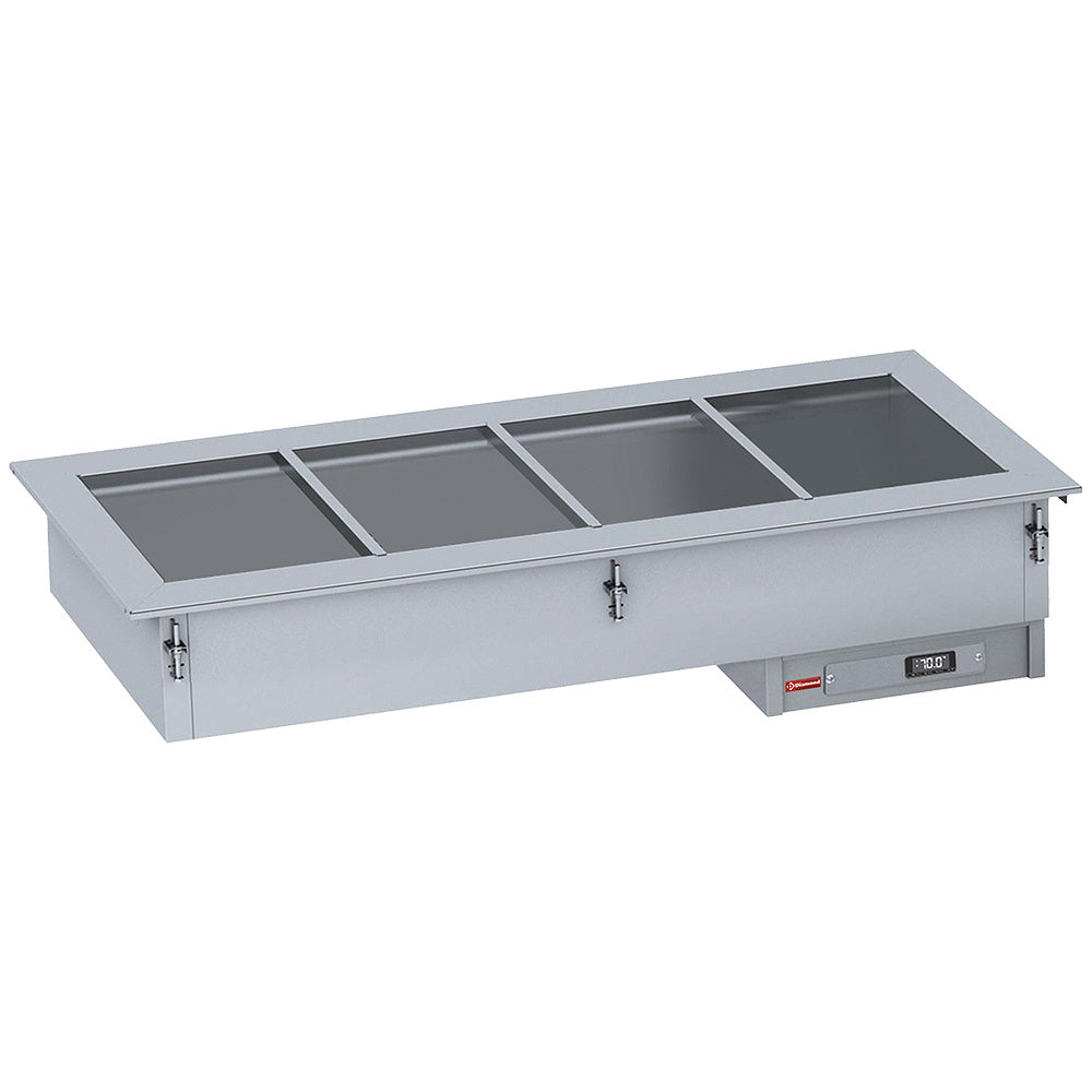 Element bain-marie 4 GN 1/1 - udtørret - statisk