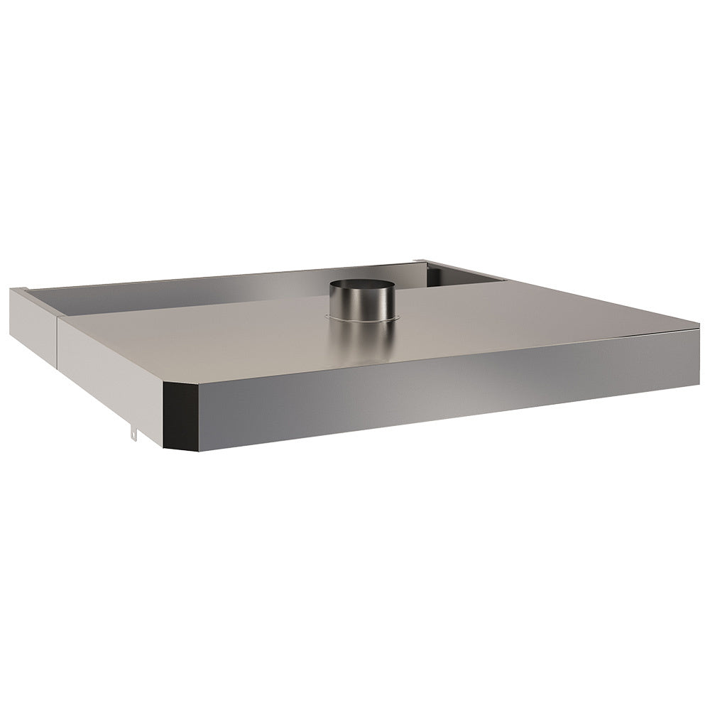 Emhætte med motor (421 m³/t), ovne 04-08