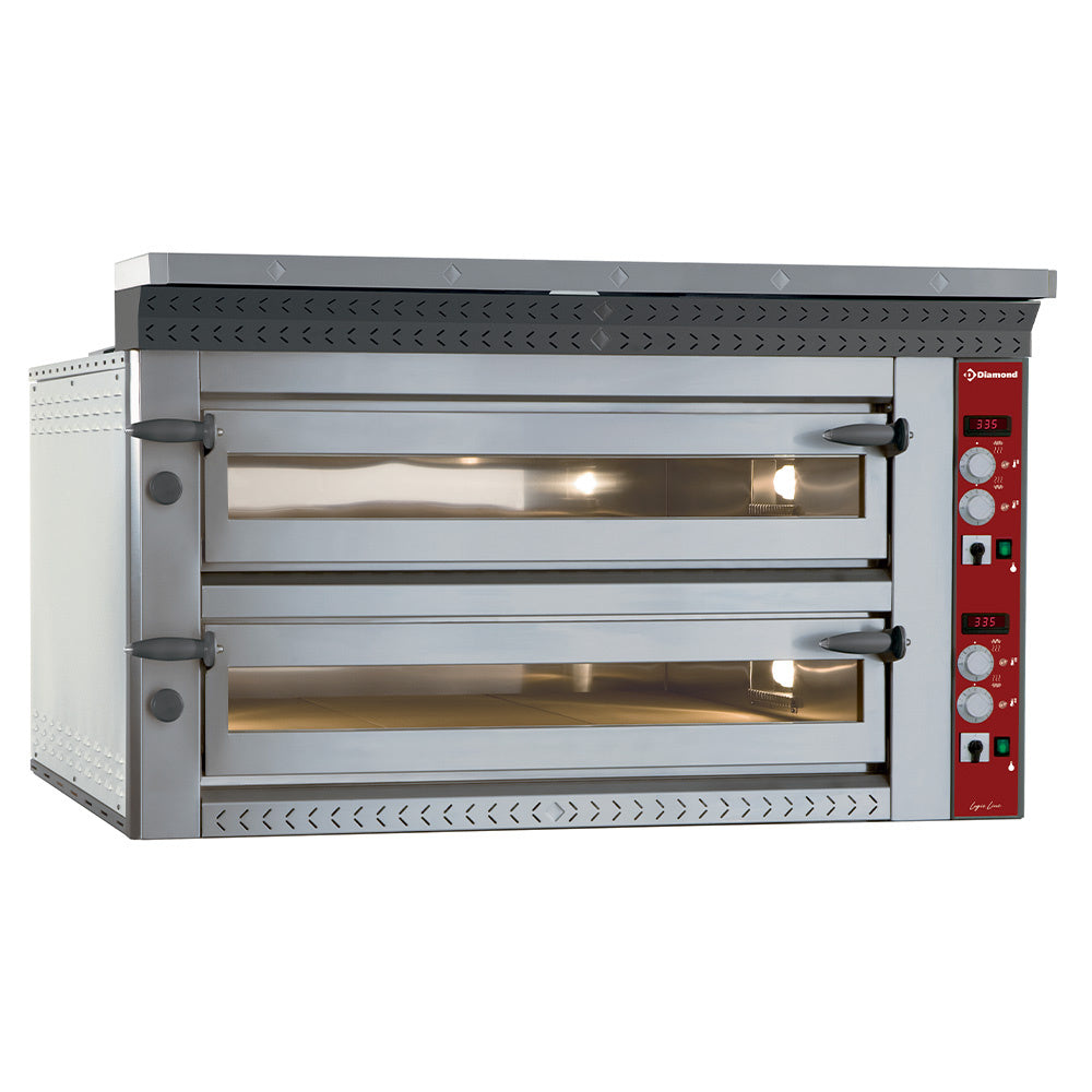 Elektrisk pizzaovn, 2x9 pizzaer Ø 350 mm