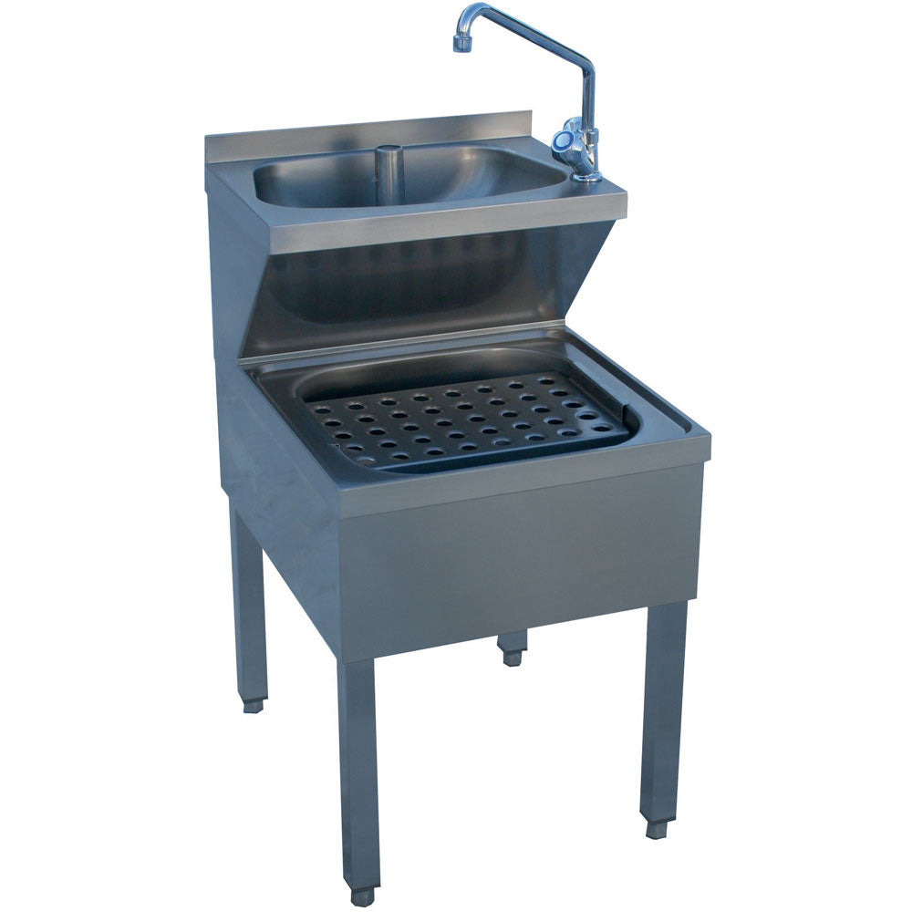 Kombineret håndvask på støtte