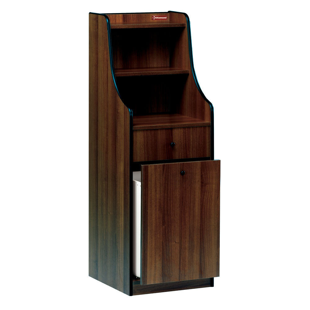 Serviceelement, 1 skuffe, 1 tragt, "Wengé"