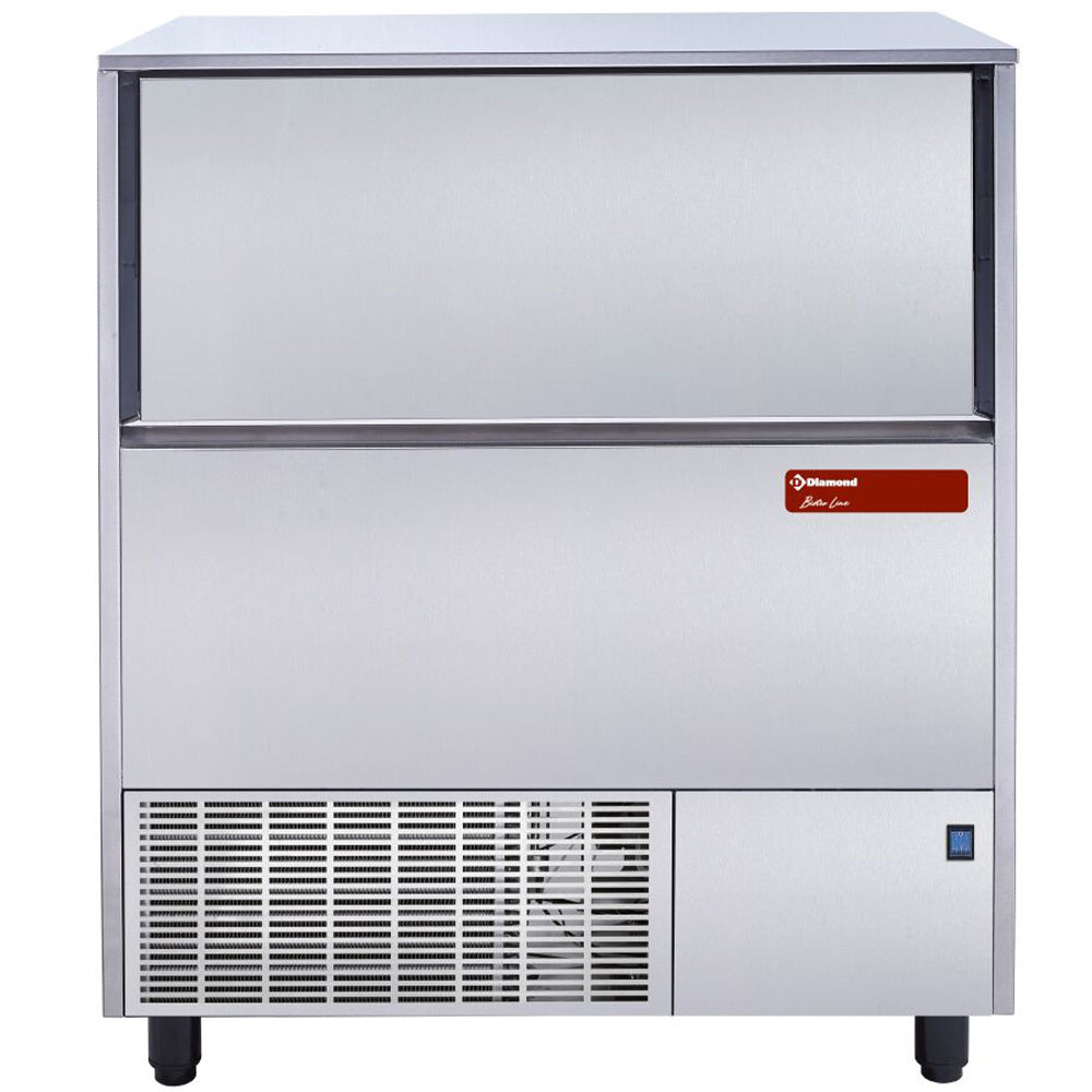 Isterningmaskine, 122 kg med reserve 50 kg