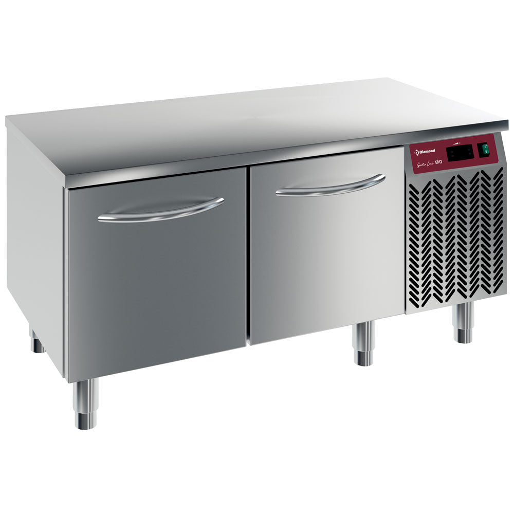 Køleskabsbund, 2 skuffer GN 1/2+1/3-h200 mm