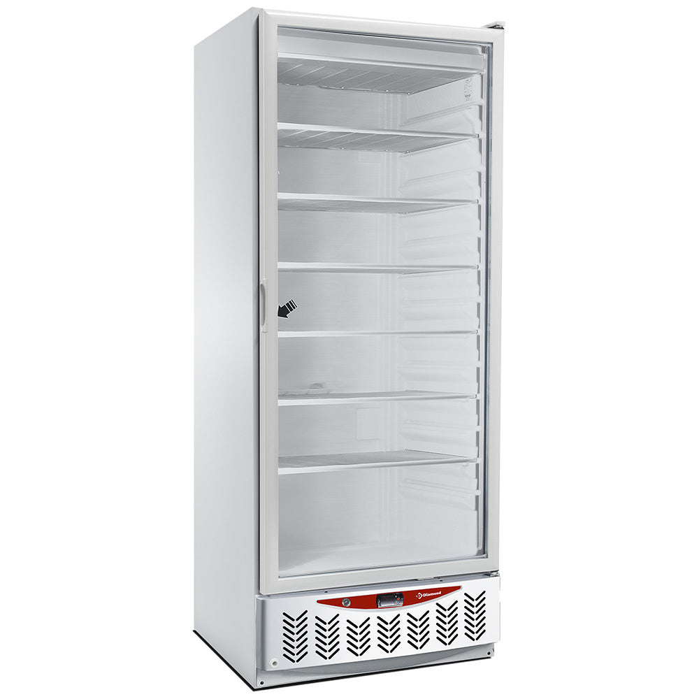 Fryser, glaslåge, 525 liter, GN2/1+600x400, hvid