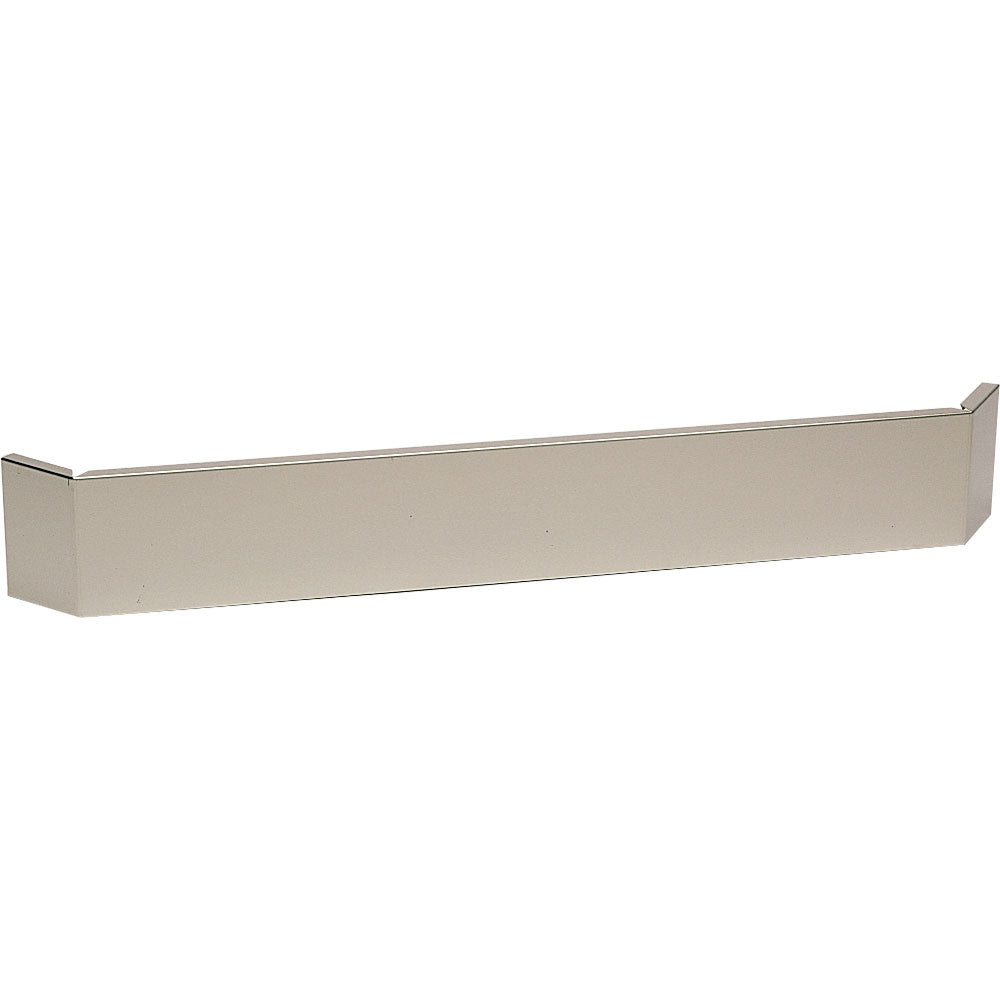 Frontsokkel i rustfrit stål med udvendig vinkel