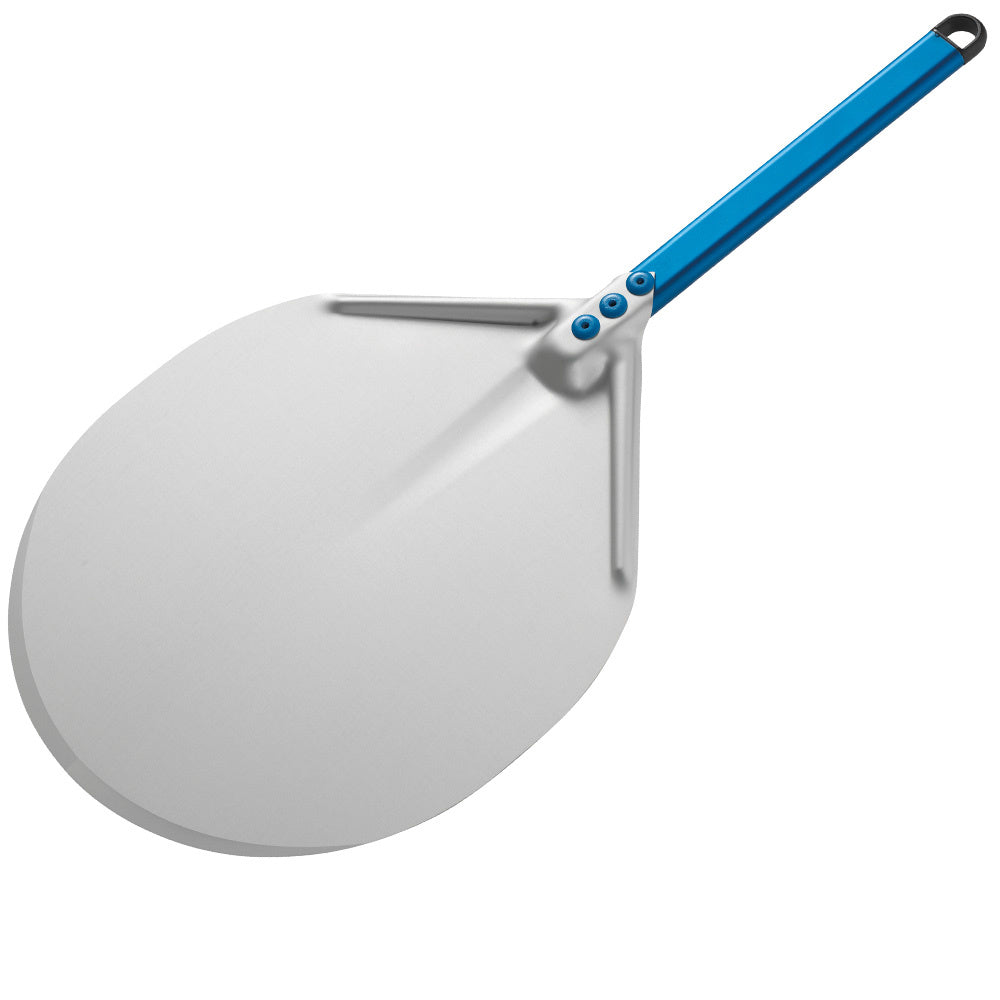 Aluminium pizzaspade ø 330 mm, kort skaft