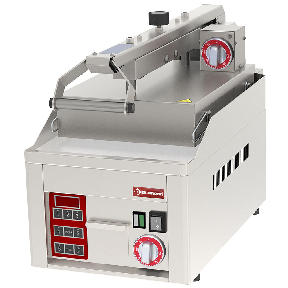 Glat, forkromet burgergrill, 2x 230/1V