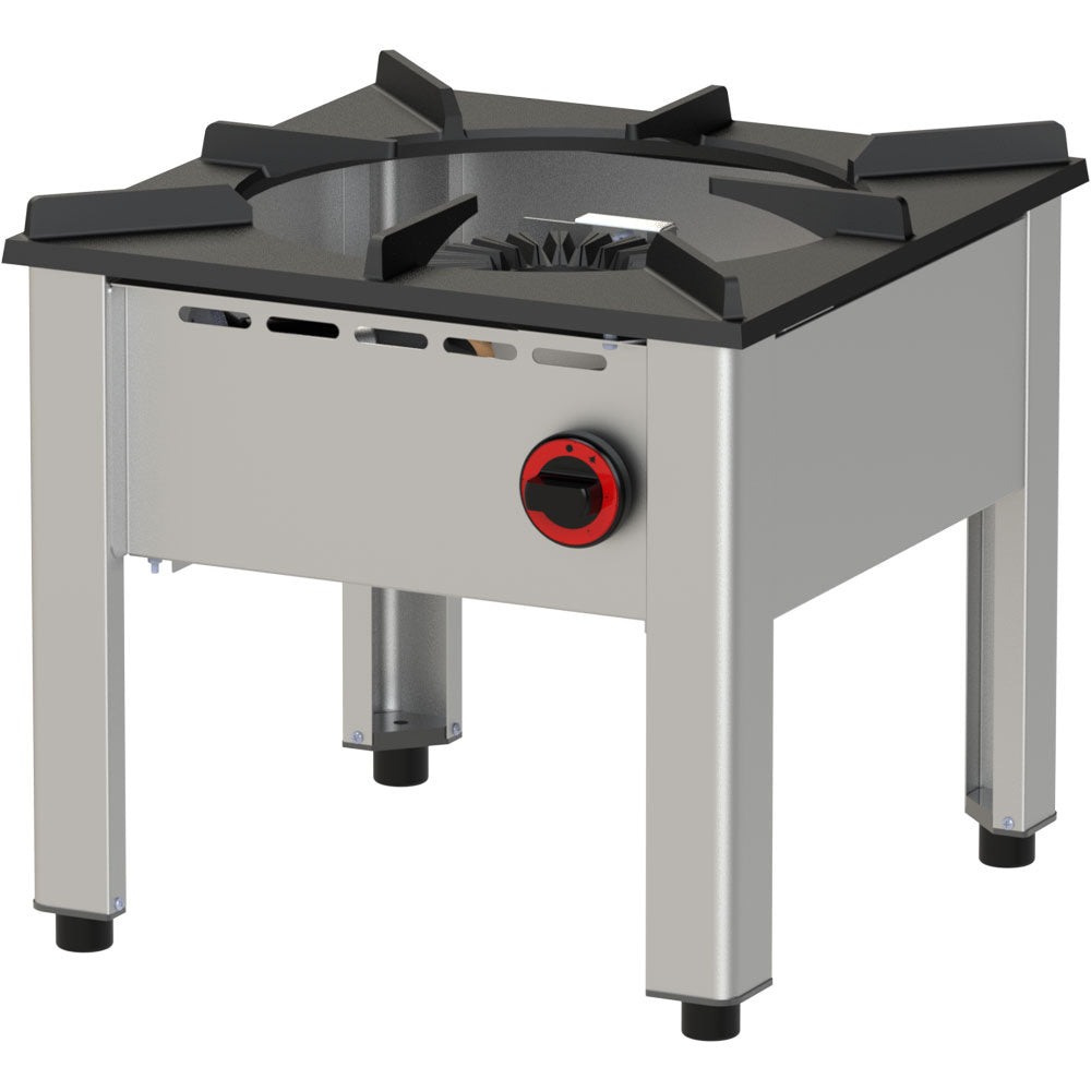 Lav gaskomfur - 1 brand (13 kW)