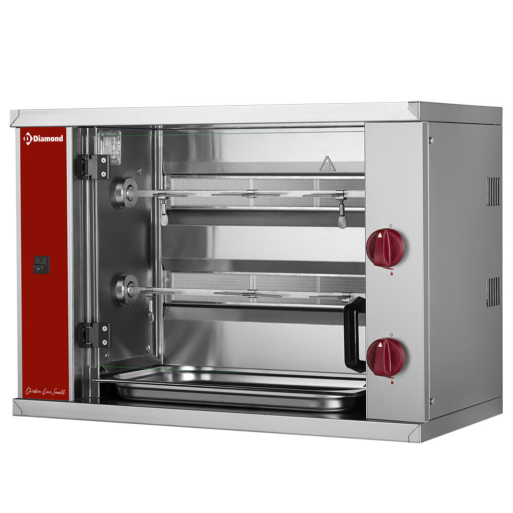 Gas Rotisserie, 2 spyd (6 kyllinger) LILLE