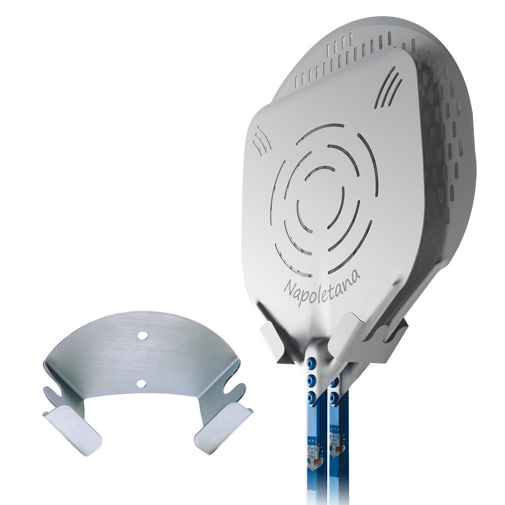 Vægbeslag i anodiseret aluminium, 2 stik