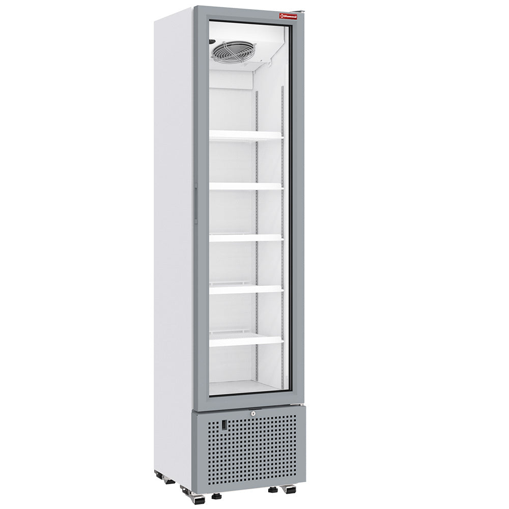 Displaykøleskab 221 liter HVID