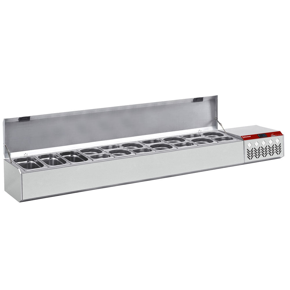 Køleopsats GN 10x1/4, 1x1/9, med låg