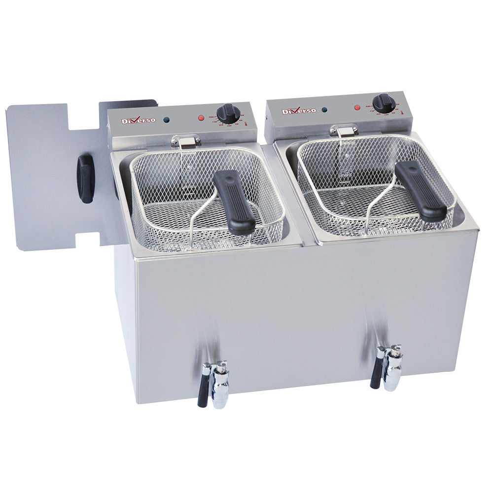 Friture - el 2x 8 liter + hane