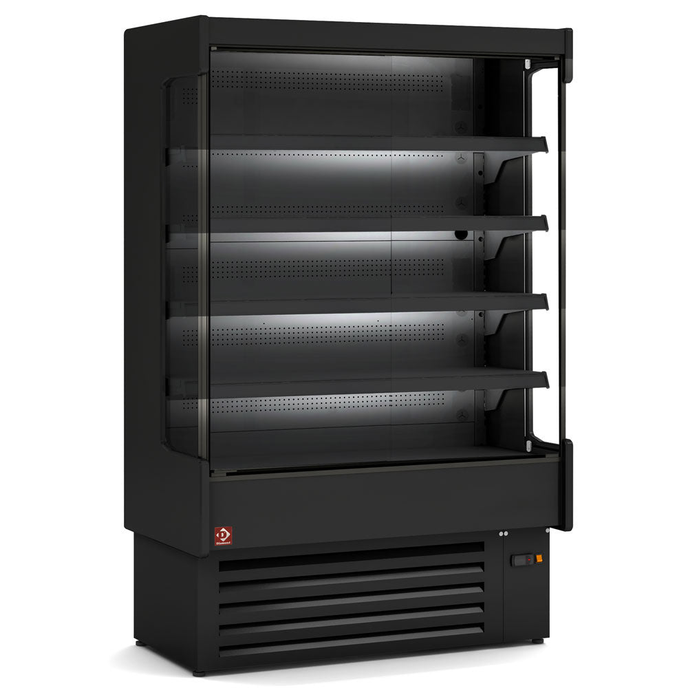 Displaykøleskab - kølevægelement, med enhed