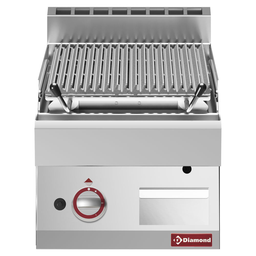 Lavastengrill - 1/2 modul, stegerist i støbejern "double face"