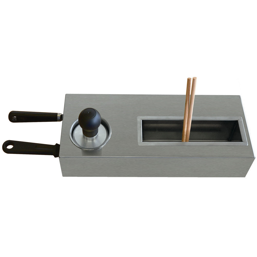 Sæt med 2 spatler, 2 x "T", smørepude