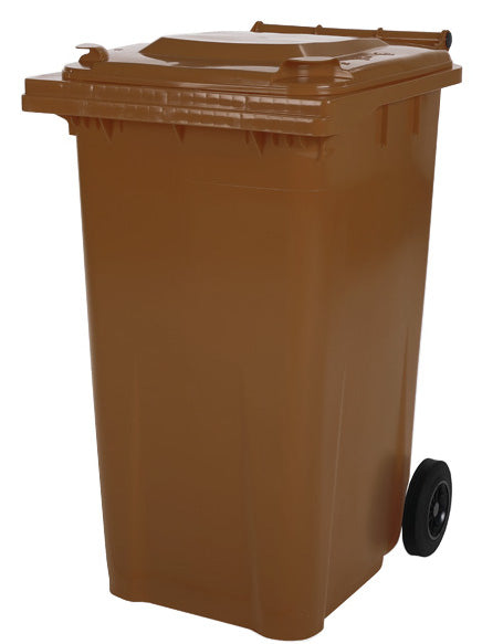 SARO 2 hjul - stor affaldsbeholder - model MGB 80 BR - brun