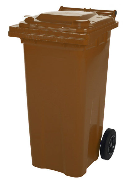 SARO 2 hjul - stor affaldsbeholder - model MGB 120 BR - brun