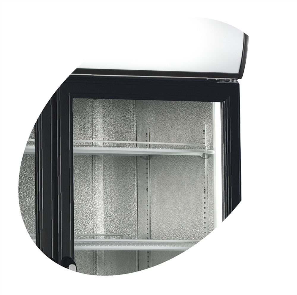 Displaykøleskab - 2-dørs med lystop - 875 liter - FSC1950H