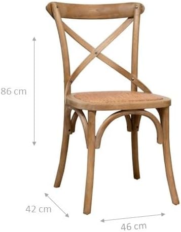 Stol i træ - Elegant italiensk design - 4 stk