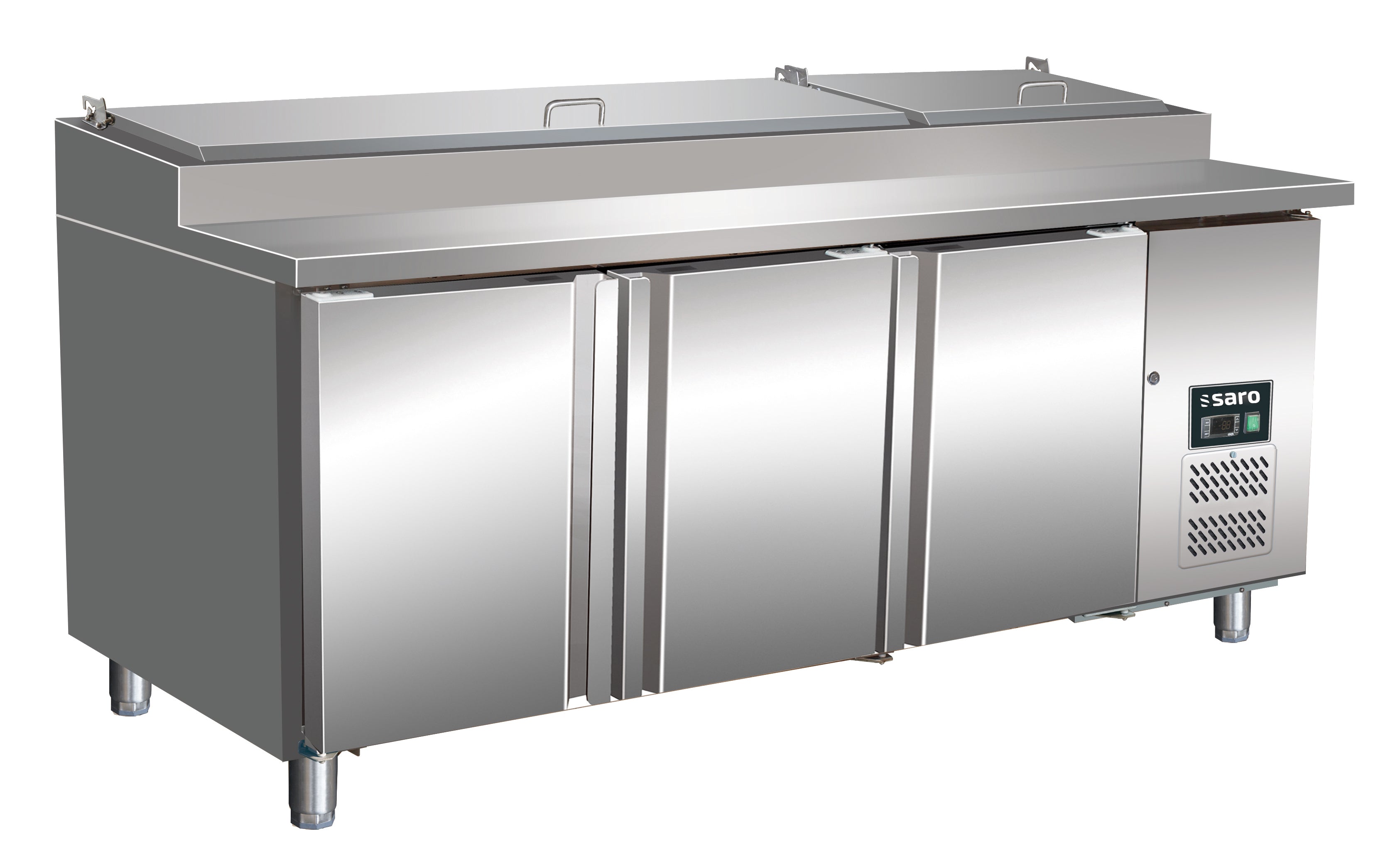 SARO ventileret sandwichbord med 3 låger - 1/3 GN model SH 3070