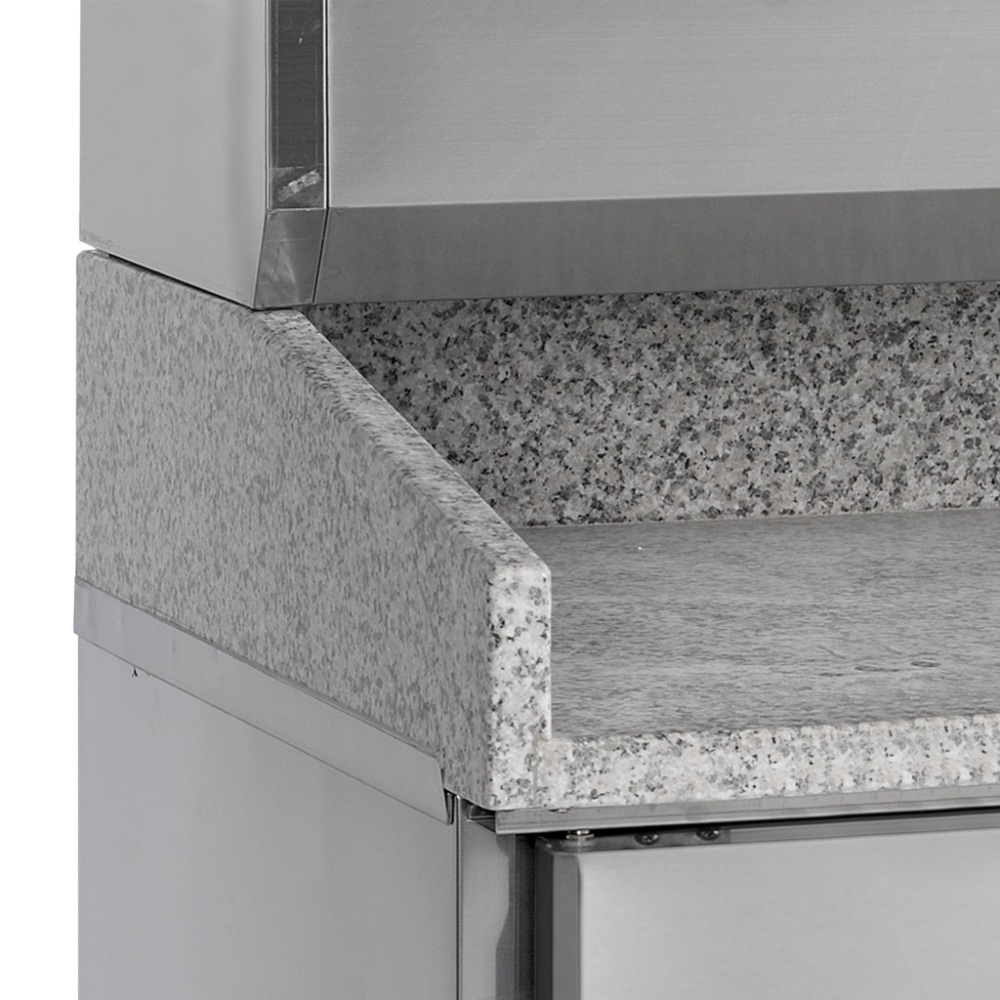 Rustfri Pizzabord - 3 døre - PT1300