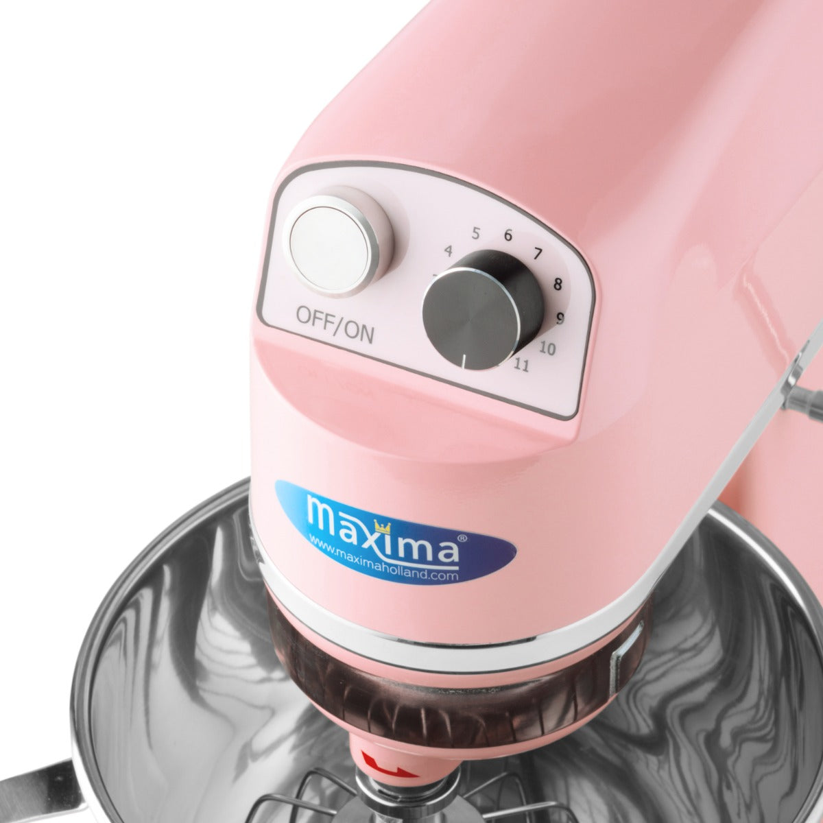 Røremaskine - 7 Liter - Op til 2 kg dej - Pink