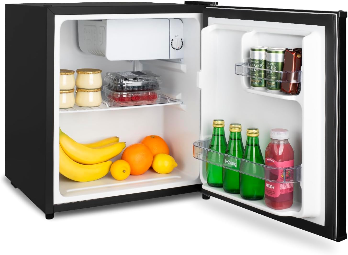 Minikøleskab - 45 liter - Sort