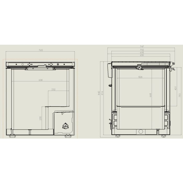 Kummefryser - 202 Liter