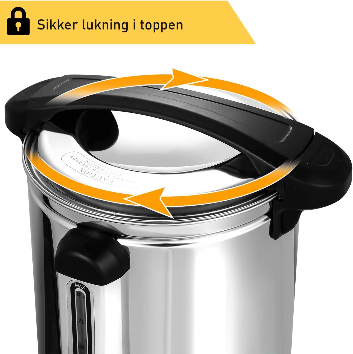 Gløggkedel - 8 liter - 1500 watt