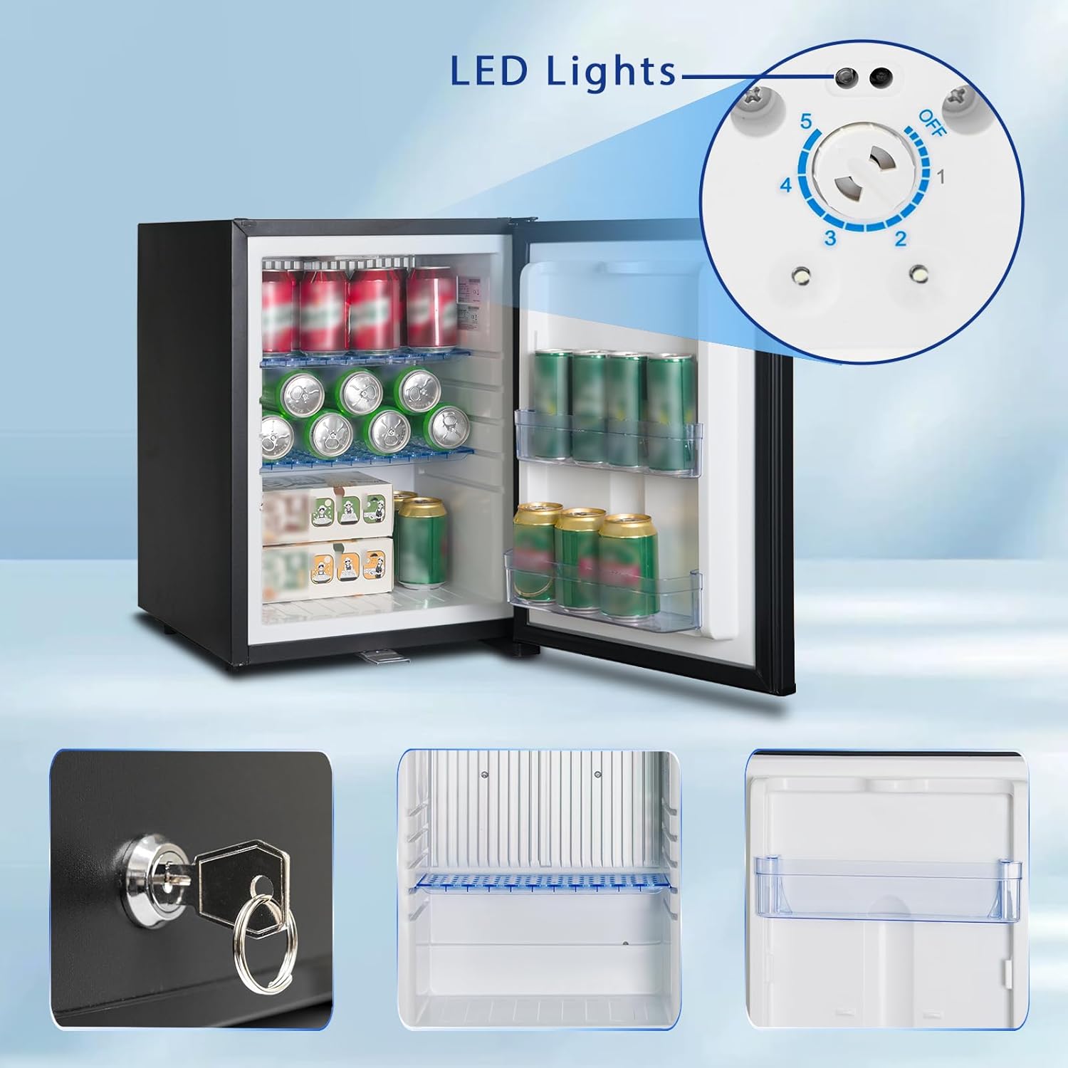 Køleskab 40 liter - 12 volt