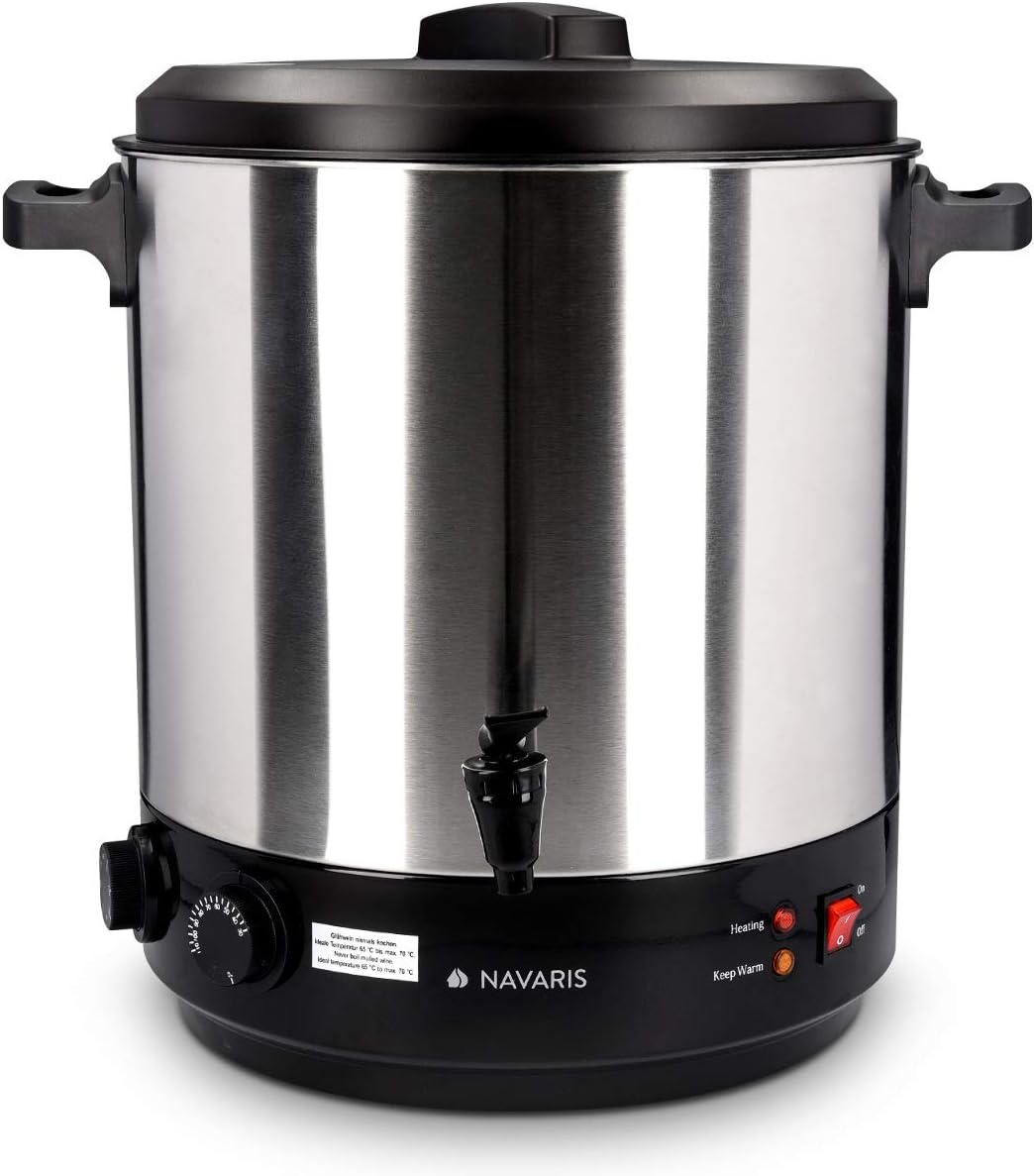 Gløgg og varmtvandskedel 27 liter