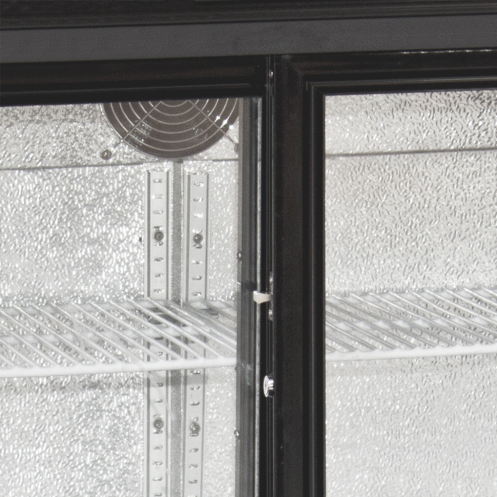 Backbar / Bar køleskab - 2 skydedøre i glas - DB201S