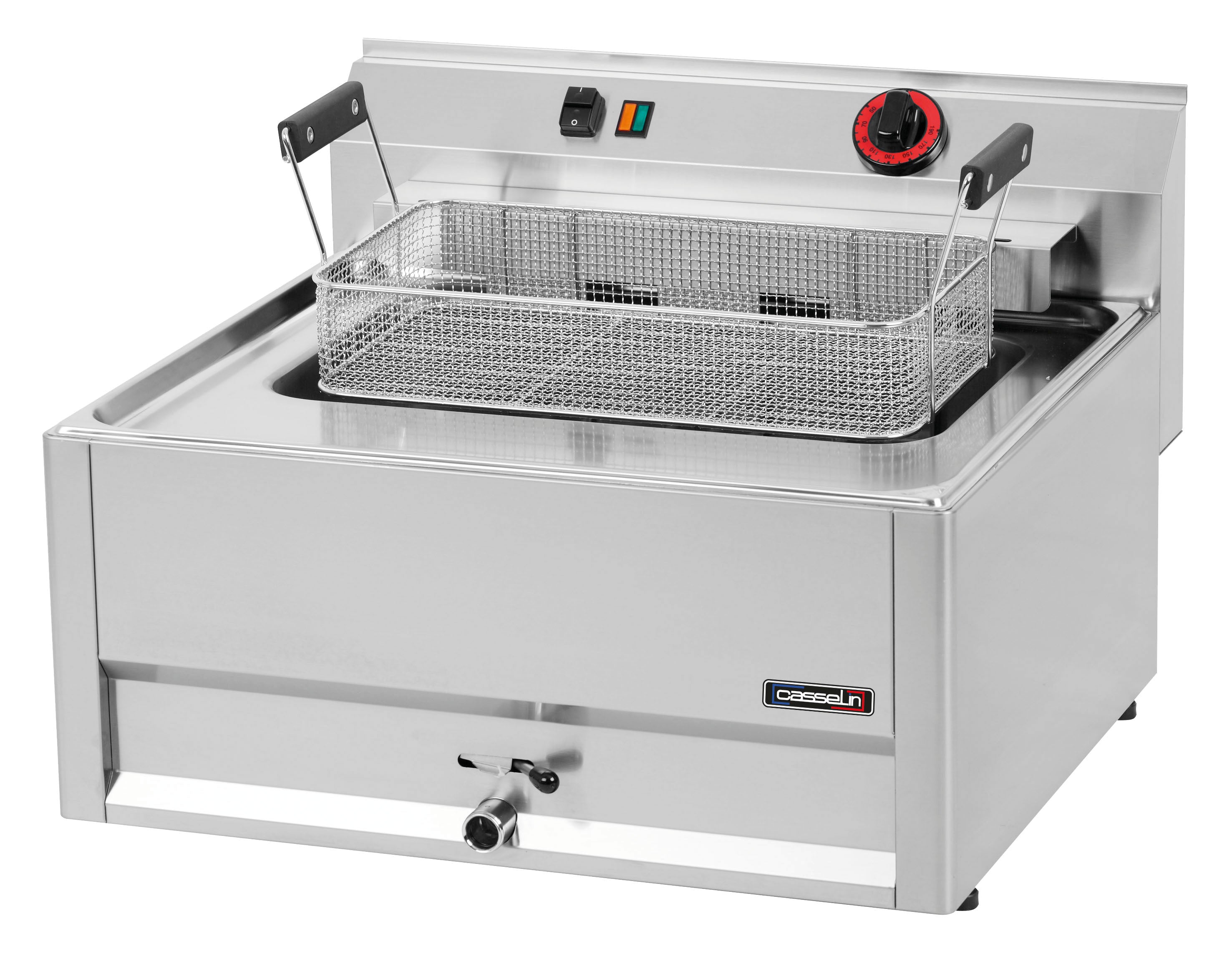 Elektrisk frituregryde med afløbshane 16 liter 66