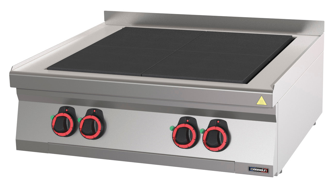 Elektrisk bordkomfur 4 massive plader 80