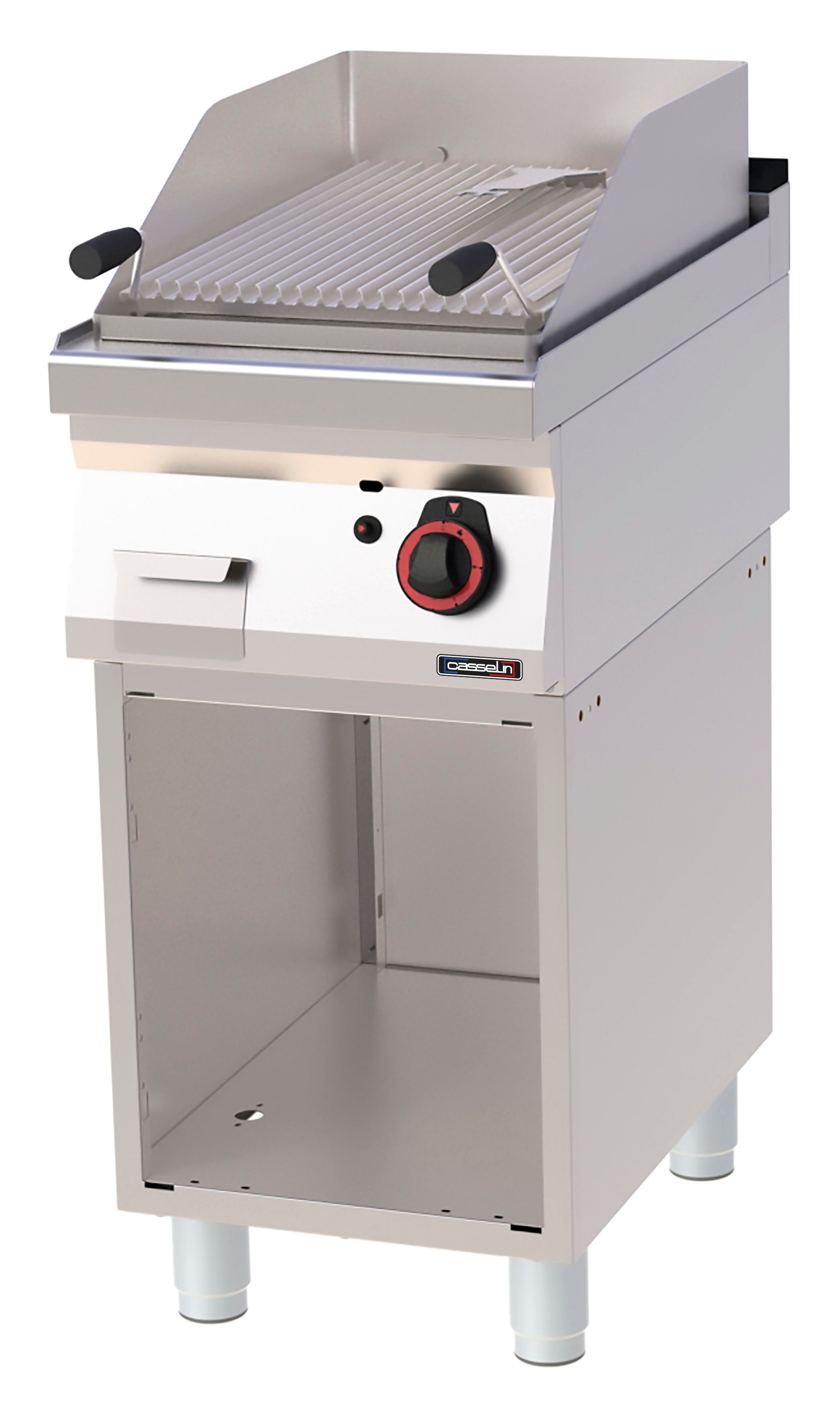 Lavastengrill med åbent skab 40