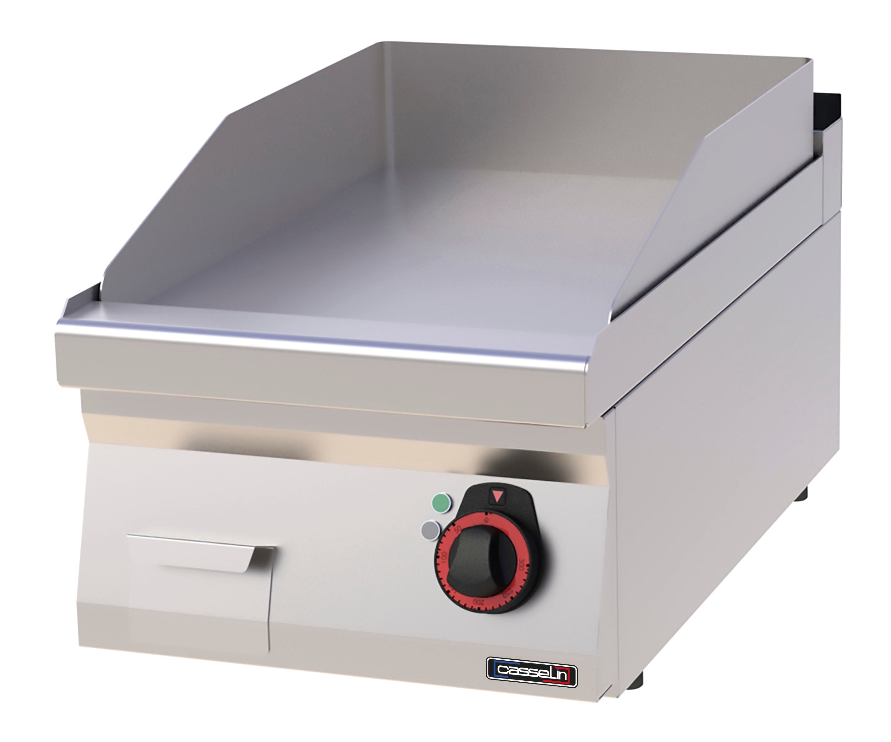 Grillplade Glat krom 40