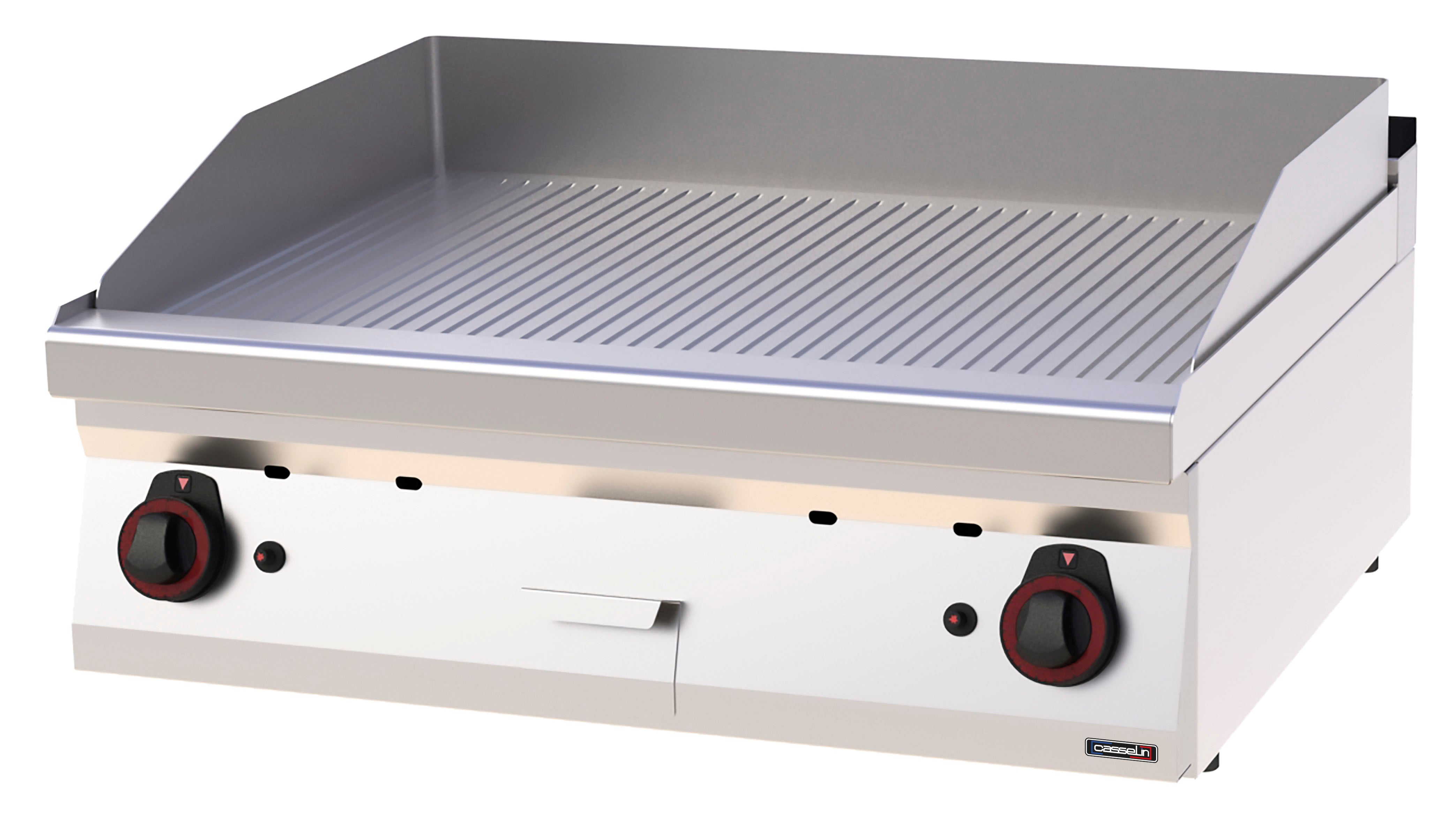 Gasgrillplade Rillet Chrome 80