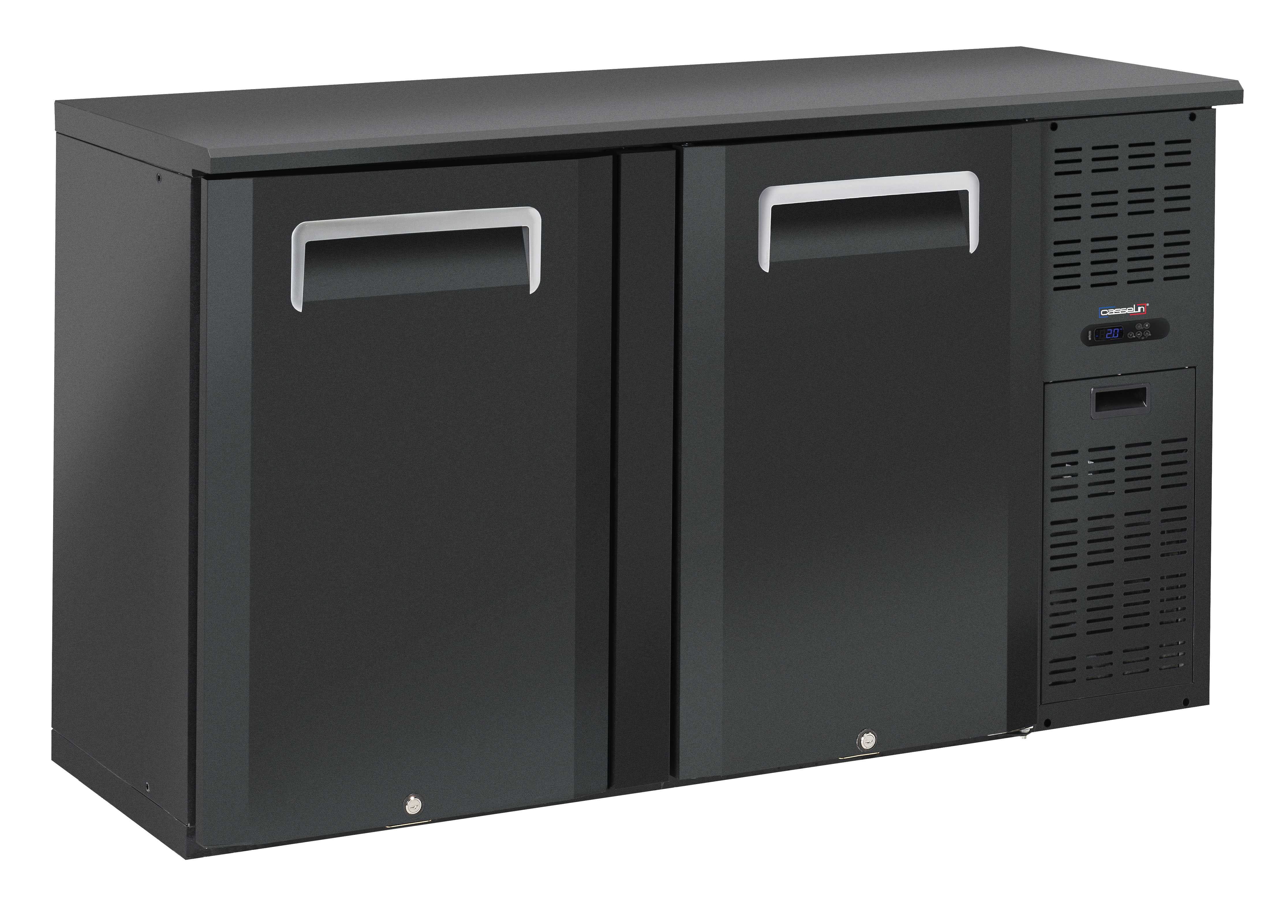 Back bar chiller 2 solide døre