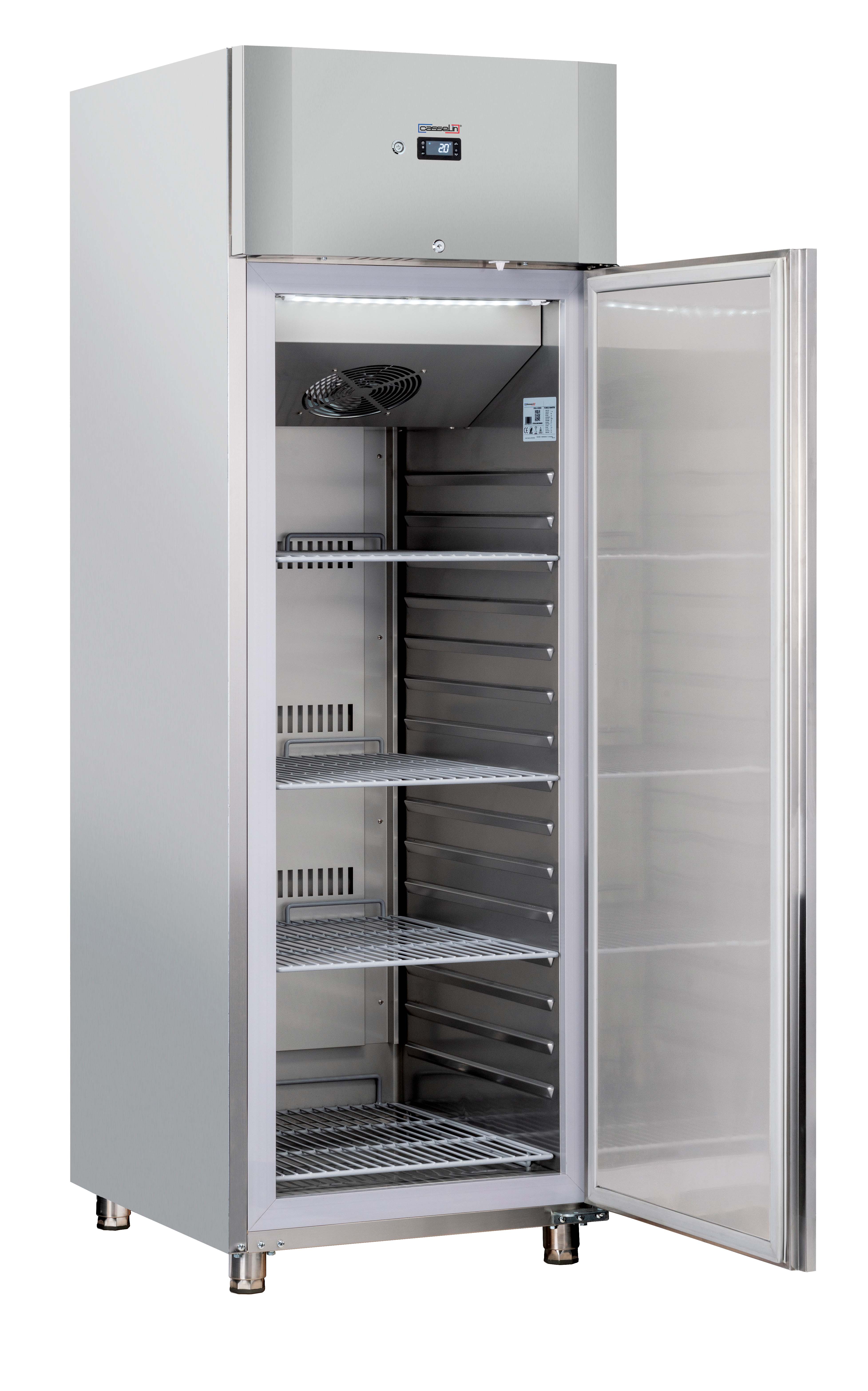 Opretstående Køleskab 546 L Stål