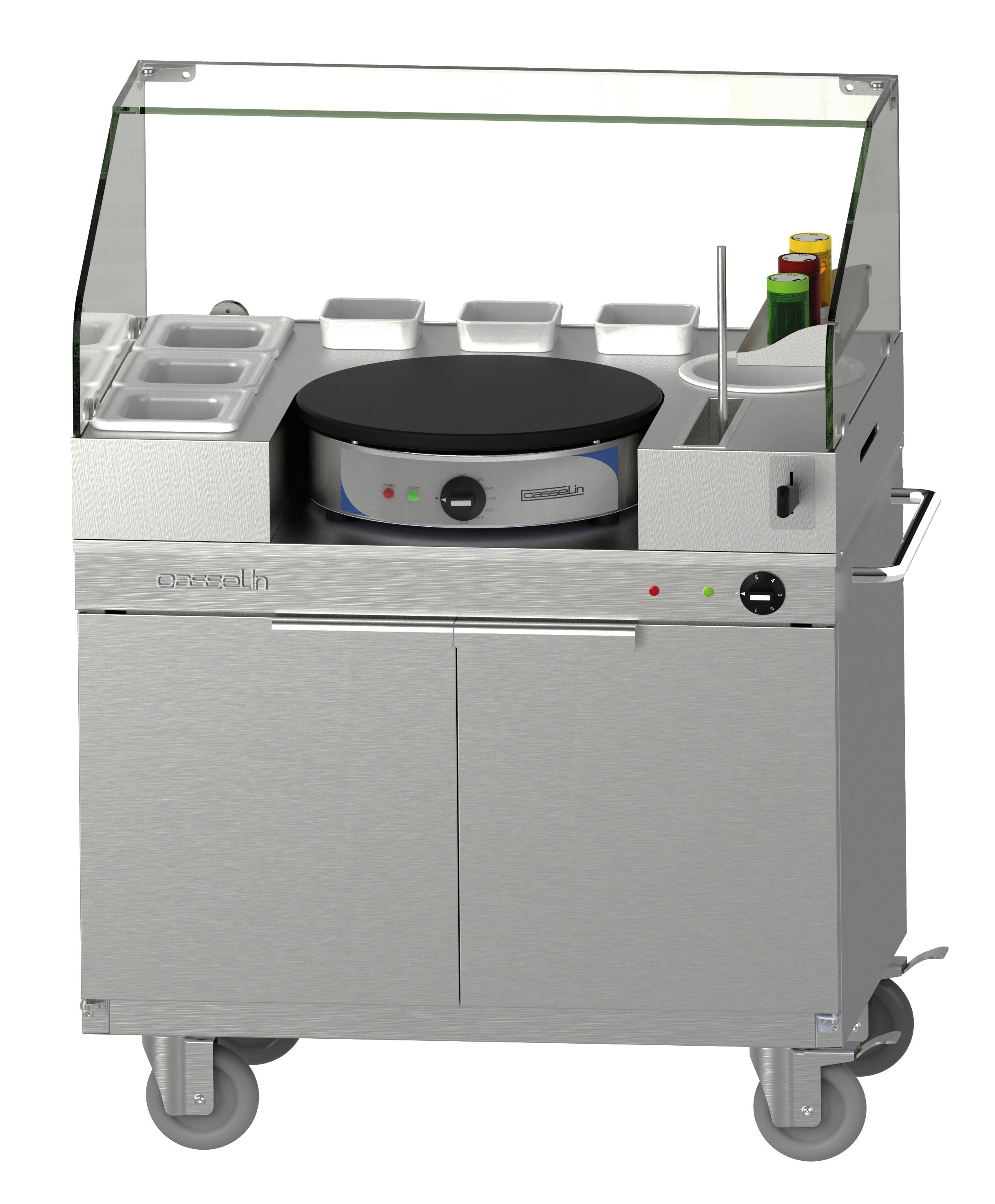 Elektrisk crepe maker trolley 40 - aftagelig