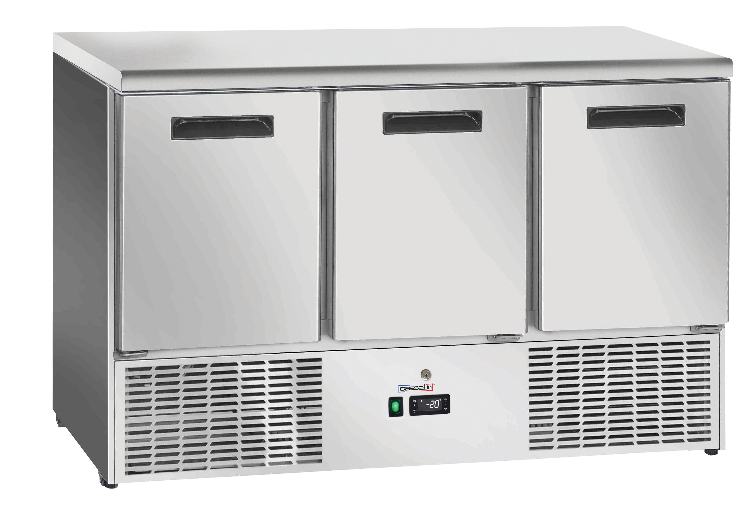 Negativt kølet serveringsbord 3 låger