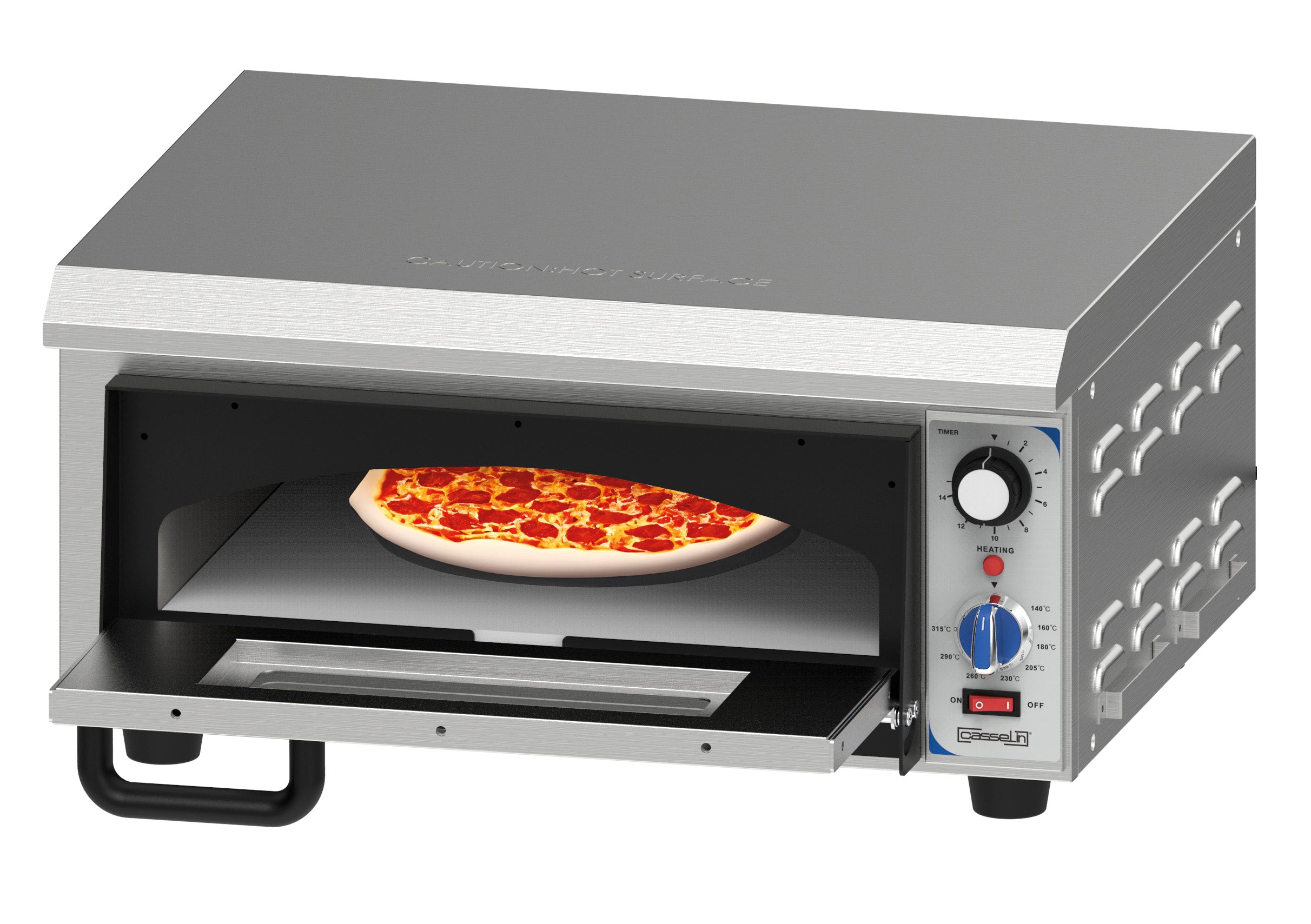 Elektrisk pizzaovn 1 kammer 35 cm