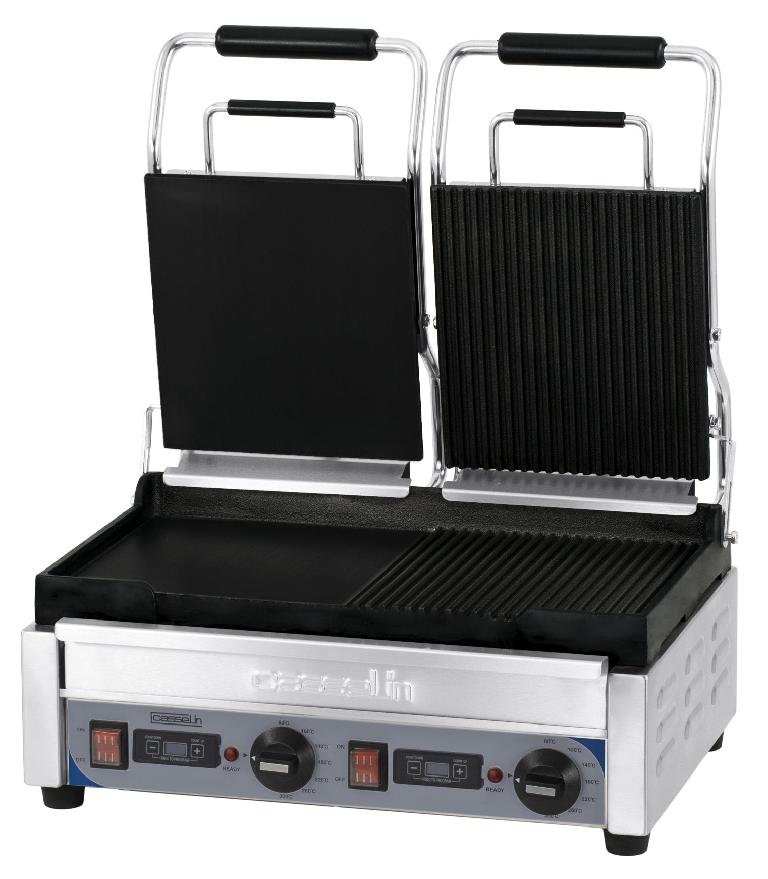 Dobbeltkontaktgrill Premium blandet med timer
