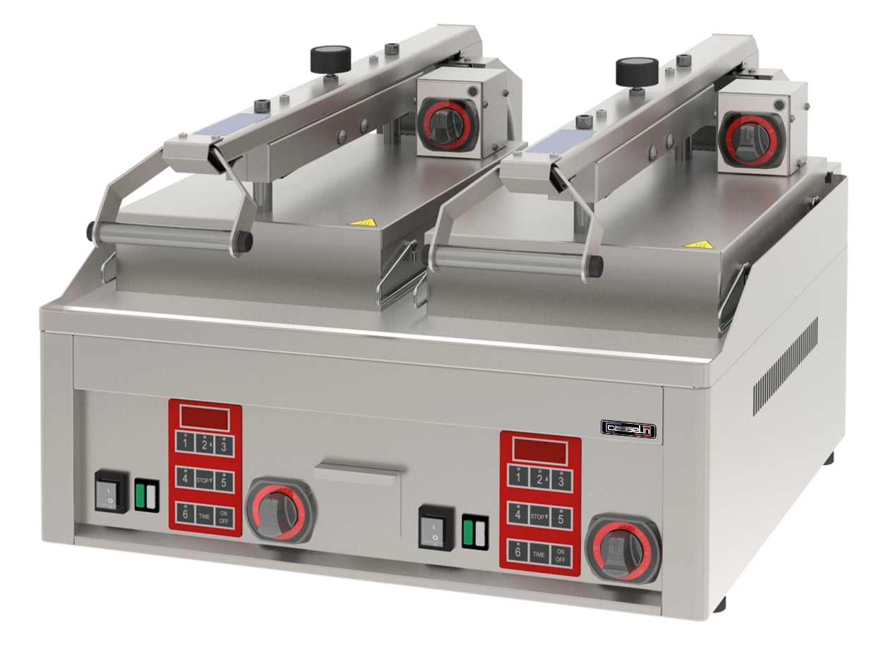 Elektrisk Clam kontaktgrill - Halvautomatisk dobbelt